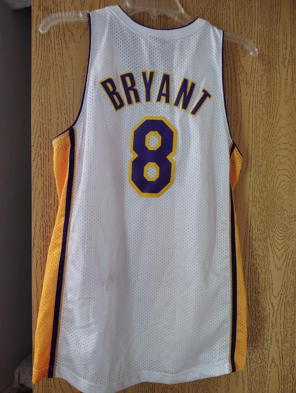 Kobe Bryant #8 Los Angeles Lakers White Basketball Jersey Size